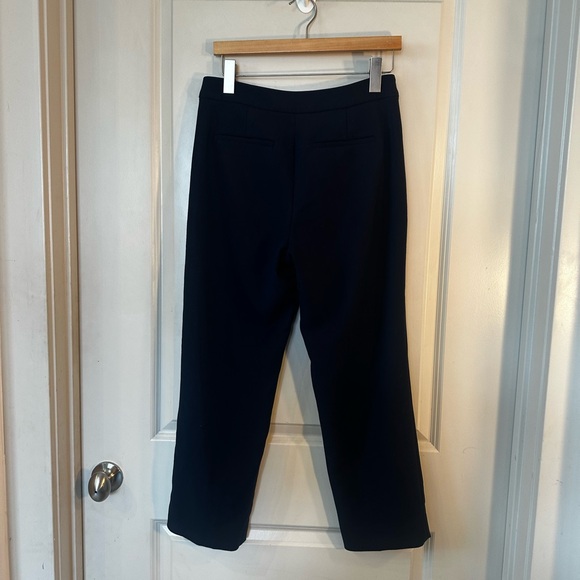NEW J. Crew Kate Navy Four Season Stretch Straight Leg Trouser Pants, Size 6 - Picture 10 of 11